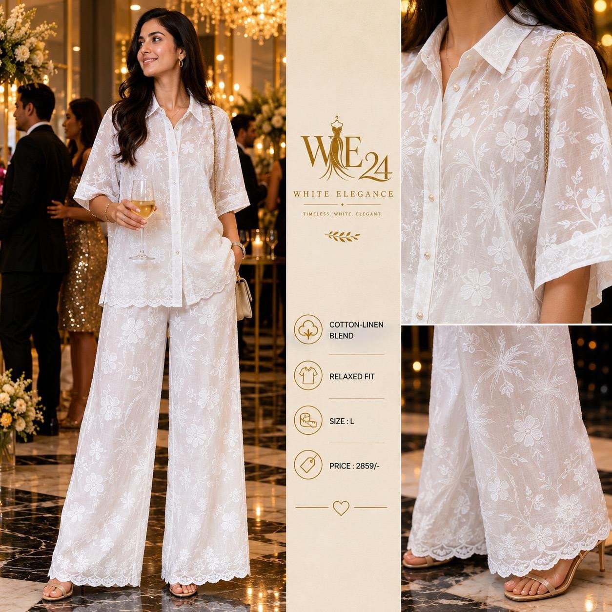 Chikankari Co_Ord set