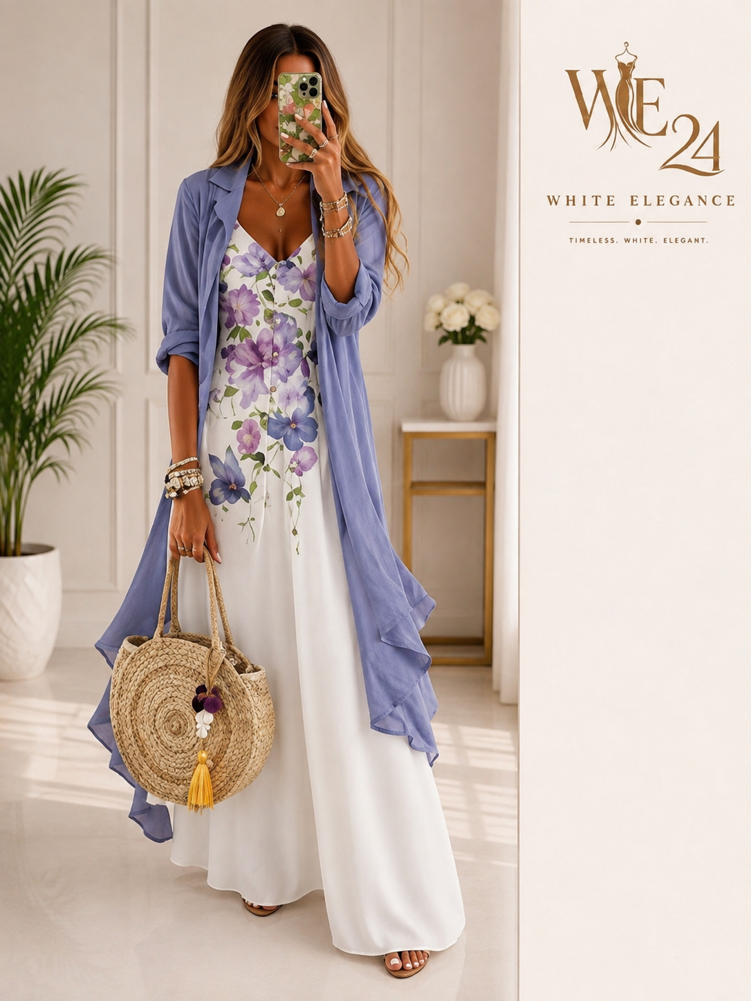 Flared Skirt Two-Piece Set